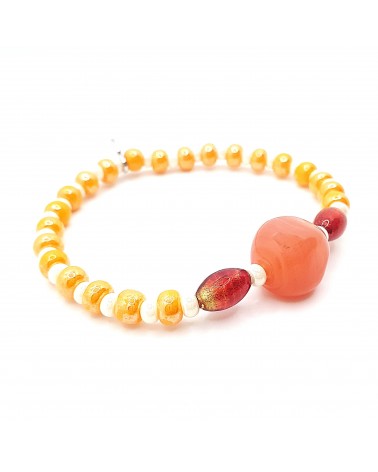 Bracelet young en verre de Murano made in Italie