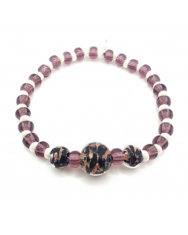 Bracelet young en verre de Murano made in Italie
