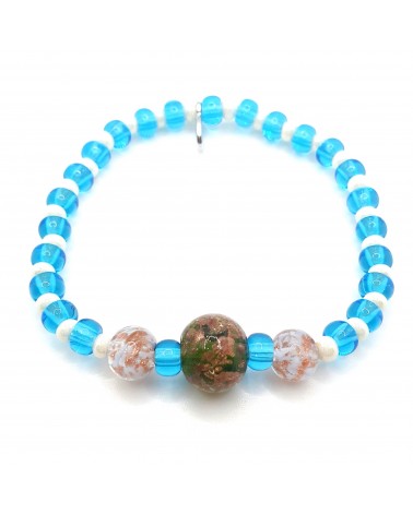 Bracelet young en verre de Murano made in Italie