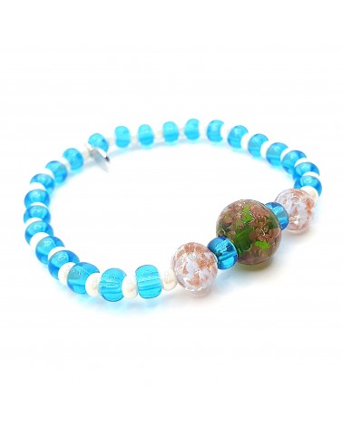 Bracelet young en verre de Murano made in Italie