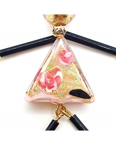 Collier Murano Conteria poupée bijoux fantaisies made in Italie Bijoux Murano