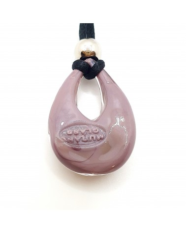 Petit pendentif goutte verre Murano bijoux made in Italie