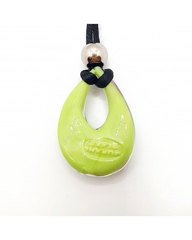 Petit pendentif goutte verre Murano bijoux made in Italie