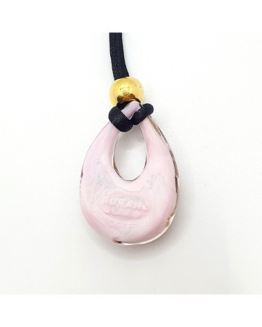 Petit pendentif goutte verre Murano bijoux made in Italie