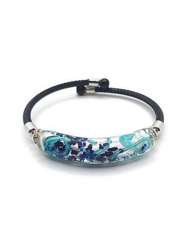 Bracelet Medusa en verre de Murano made in Italie