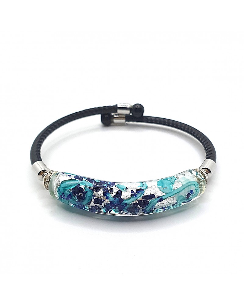Bracelet Medusa en verre de Murano made in Italie
