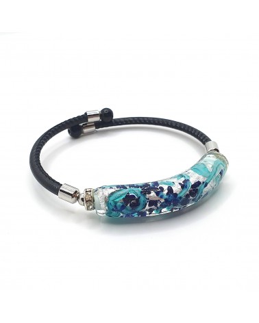 Bracelet Medusa en verre de Murano made in Italie