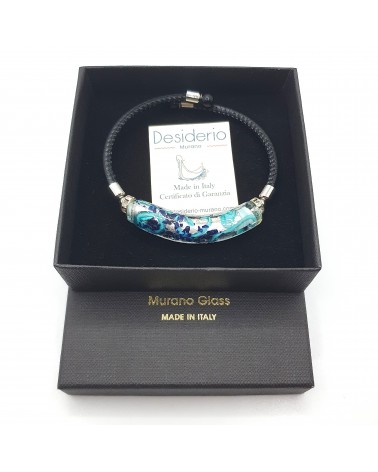 Bracelet Medusa en verre de Murano made in Italie