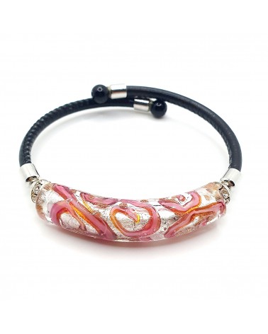 Bracelet Medusa en verre de Murano made in Italie