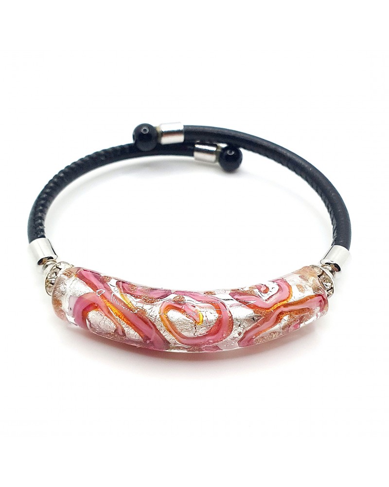 Bracelet Medusa en verre de Murano made in Italie
