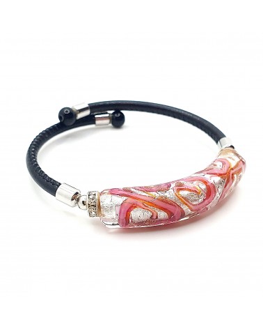 Bracelet Medusa en verre de Murano made in Italie