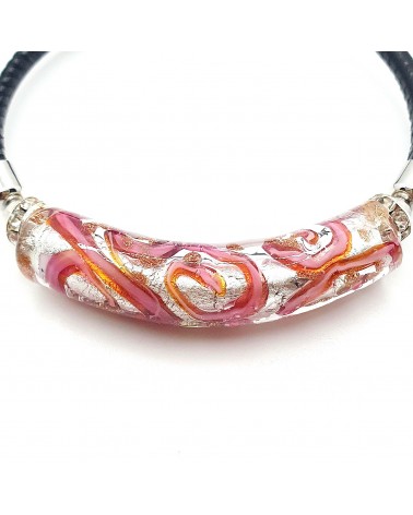 Bracelet Medusa en verre de Murano made in Italie