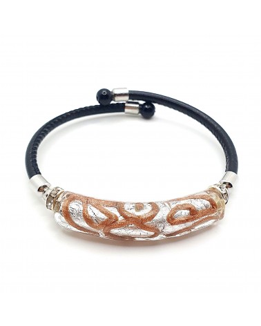 Bracelet Medusa en verre de Murano made in Italie