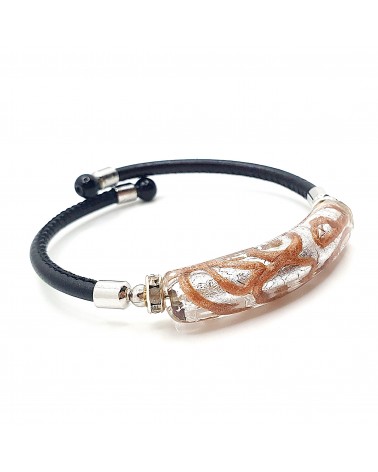 Bracelet Medusa en verre de Murano made in Italie