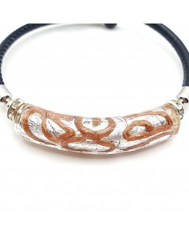 Bracelet Medusa en verre de Murano made in Italie