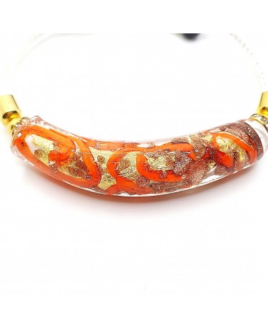 Bracelet Medusa en verre de Murano made in Italie