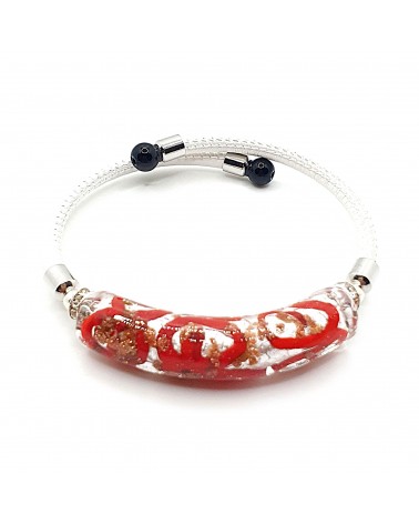 Bracelet Medusa en verre de Murano made in Italie