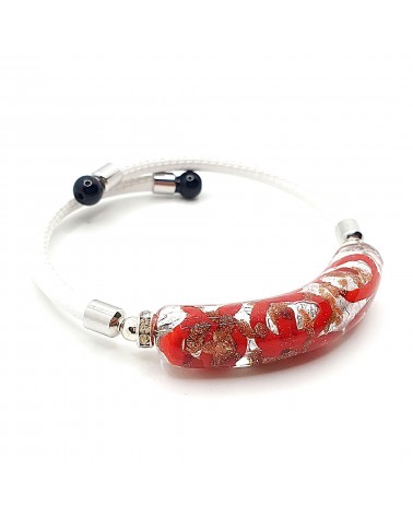 Bracelet Medusa en verre de Murano made in Italie