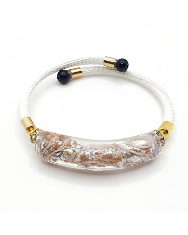 Bracelet Medusa en verre de Murano made in Italie