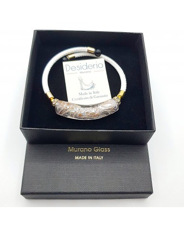 Bracelet Medusa en verre de Murano made in Italie