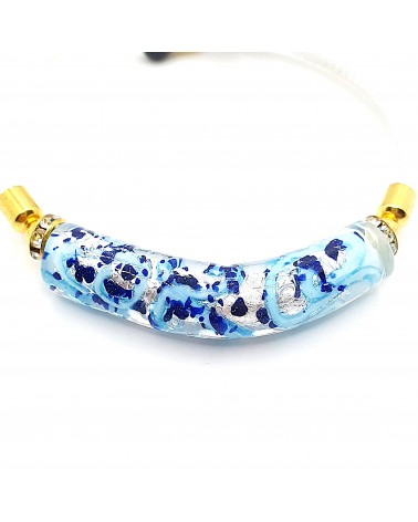Bracelet Medusa en verre de Murano made in Italie
