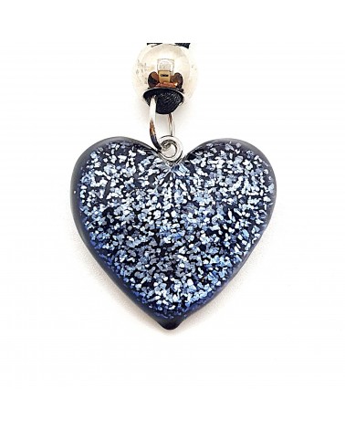 Pendentif cœur en verre de Murano bijoux fantaisie bijoux Murano