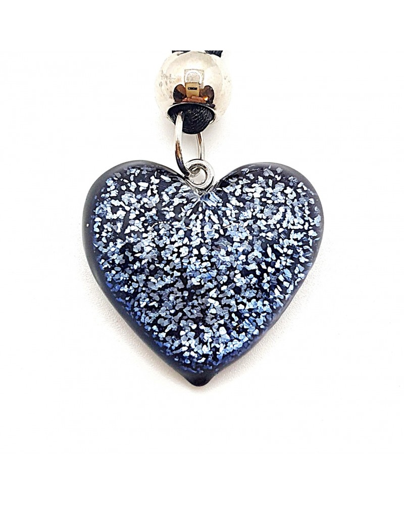 Pendentif cœur en verre de Murano bijoux fantaisie bijoux Murano