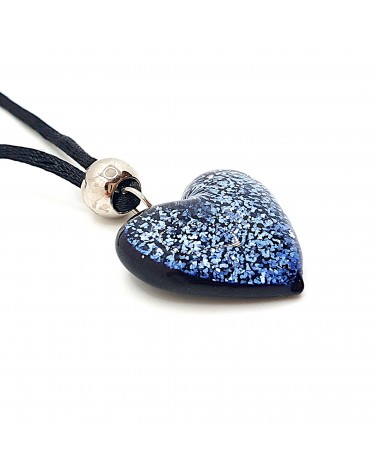 Pendentif cœur en verre de Murano bijoux fantaisie bijoux Murano