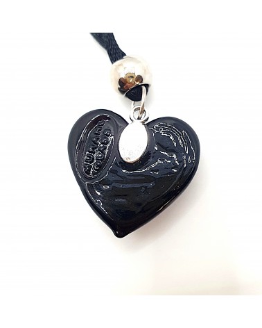 Pendentif cœur en verre de Murano bijoux fantaisie bijoux Murano