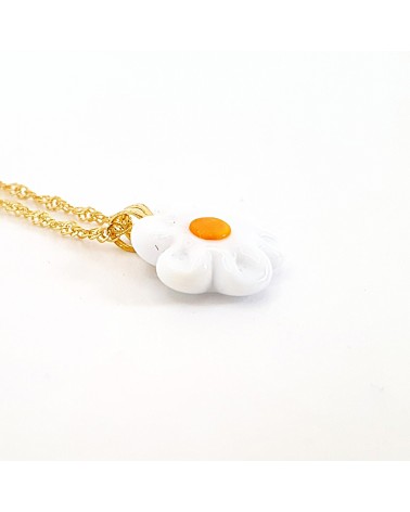 Collier petite fleur bijoux fantaisies artisans italiens
