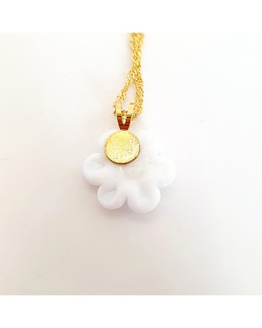 Collier petite fleur bijoux fantaisies artisans italiens