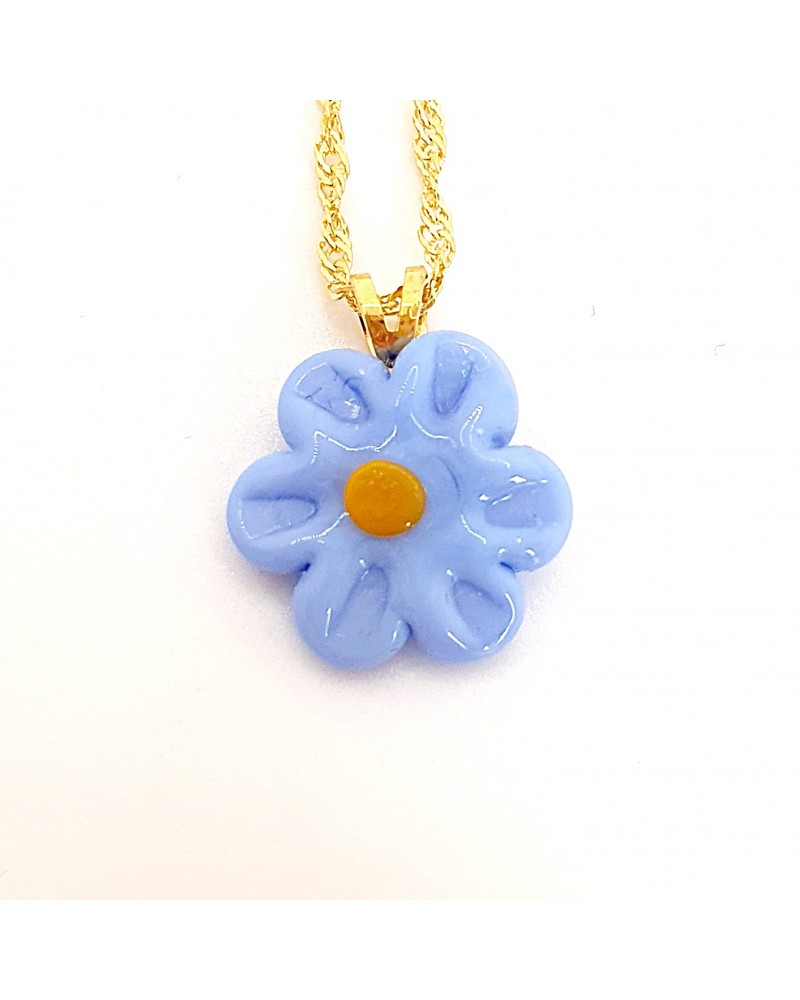 Collier petite fleur bijoux fantaisies artisans italiens
