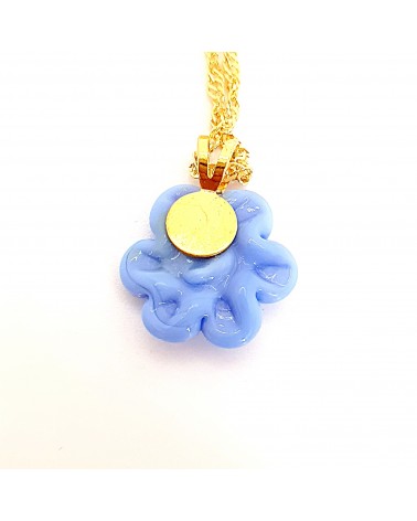 Collier petite fleur bijoux fantaisies artisans italiens