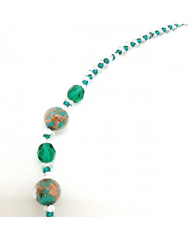 Collier mille-perle en verre de Muranomade in Italy