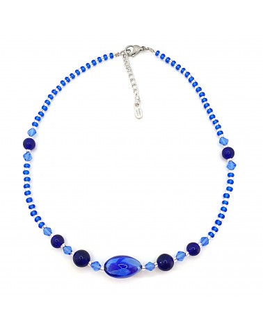 Collier Olivia en verre de Muranomade in Italy