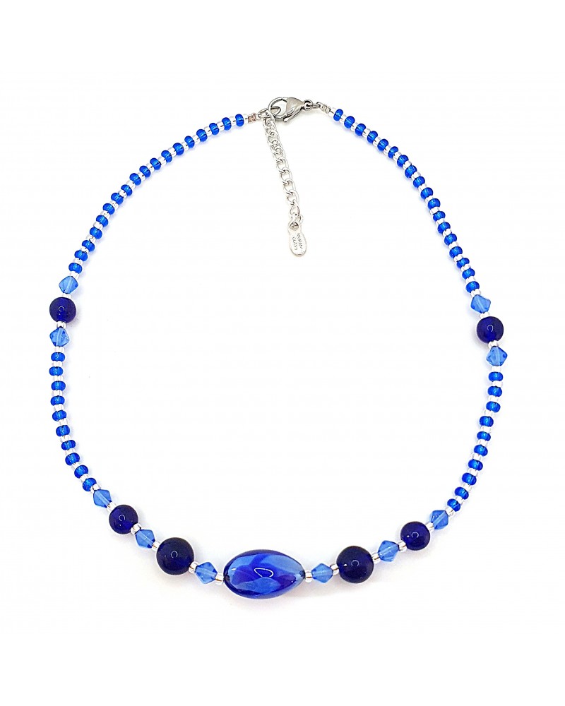 Collier Olivia en verre de Muranomade in Italy