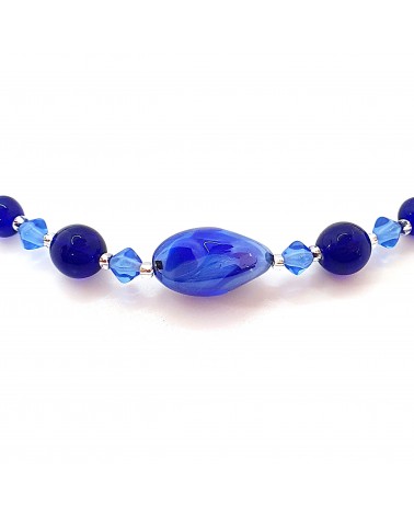 Collier Olivia en verre de Muranomade in Italy