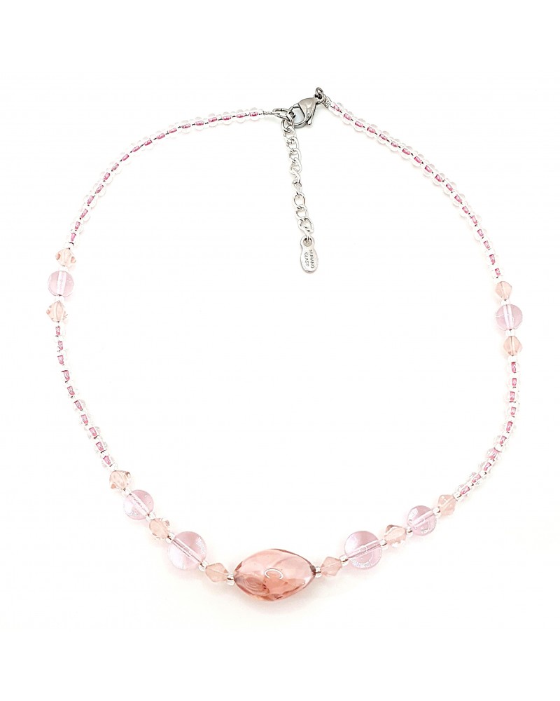 Collier Olivia en verre de Muranomade in Italy