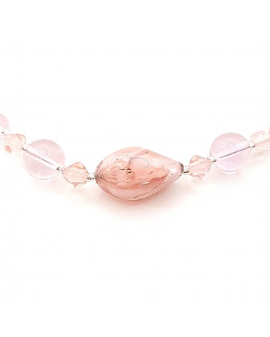 Collier Olivia en verre de Muranomade in Italy