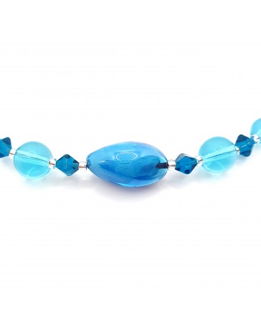 Collier Olivia en verre de Muranomade in Italy