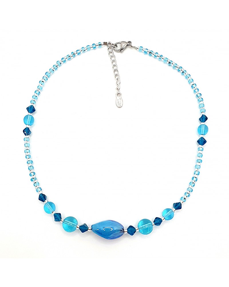 Collier Olivia en verre de Muranomade in Italy