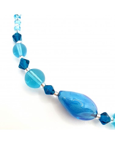 Collier Olivia en verre de Muranomade in Italy