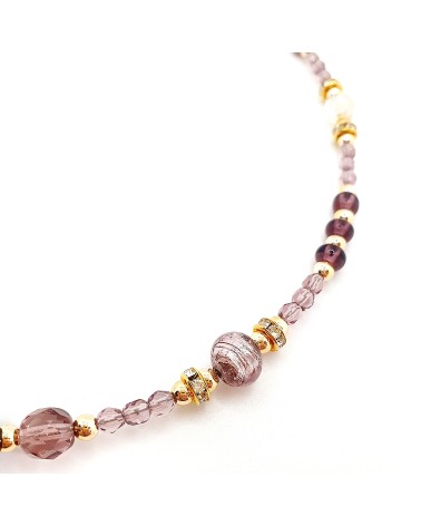collier Aida en verre de Murano bijoux fantaisies made in Italie collier Aida en verre de Murano bijoux fantaisies made in Italie