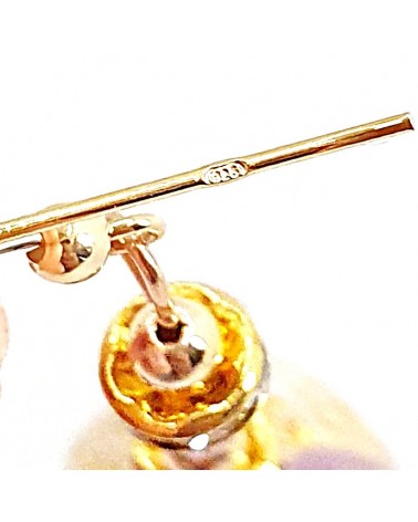 Boucles d'oreilles Aida en verre de Murano bijoux fantaisies made in Italy Boucles d'oreilles Aida en verre de Murano bijoux fantaisies made in Italy