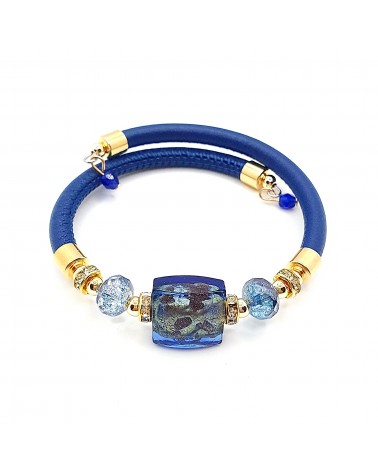 Bracelet Lily en verre de Murano bijoux fantaisies artisans italiens