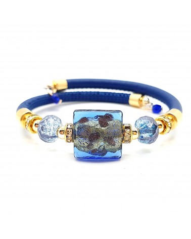 Bracelet Lily en verre de Murano bijoux fantaisies artisans italiens