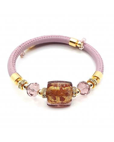 Bracelet Lily en verre de Murano bijoux fantaisies artisans italiens