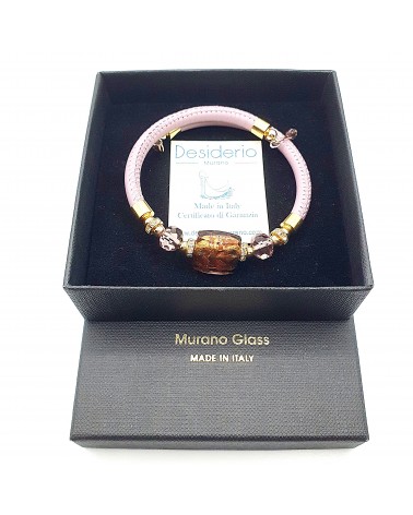 Bracelet Lily en verre de Murano bijoux fantaisies artisans italiens