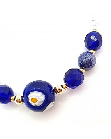 Bracelet swing conteria en verre de Murano créateurs italiens Bracelet swing conteria en verre de Murano créateurs italiens