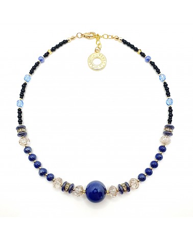 collier spritz en verre de Murano bijoux fantaisies made in Italie